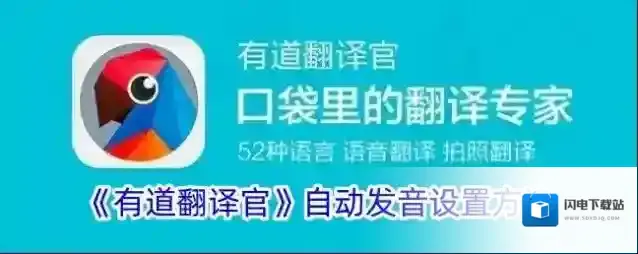 《有道翻译官》自动发音设置方法
